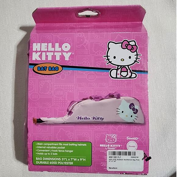 Hello kitty pink bat bag L31'' x W7'' X H9'' - Picture 2 of 6
